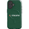 University of Miami Horizontal Mark on Green iPhone 16 Magsafe Impact Case