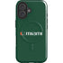 University of Miami Horizontal Mark on Green iPhone 16 Magsafe Impact Case