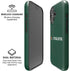 University of Miami Horizontal Mark on Green iPhone 16 Magsafe Impact Case