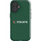 University of Miami Horizontal Mark on Green iPhone 16 Plus Impact Case