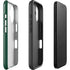 University of Miami Horizontal Mark on Green iPhone 16 Plus Impact Case