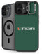 University of Miami Horizontal Mark on Green iPhone 16 Plus Kickstand Case