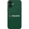 University of Miami Horizontal Mark on Green iPhone 16 Plus Skin