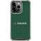 University of Miami Horizontal Mark on Green iPhone 16 Pro Clear Case