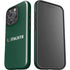 University of Miami Horizontal Mark on Green iPhone 16 Pro Impact Case