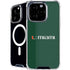 University of Miami Horizontal Mark on Green iPhone 16 Pro MagSafe Case