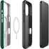 University of Miami Horizontal Mark on Green iPhone 16 Pro Magsafe Impact Case