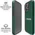 University of Miami Horizontal Mark on Green iPhone 16 Pro Magsafe Impact Case