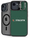 University of Miami Horizontal Mark on Green iPhone 16e Kickstand Case