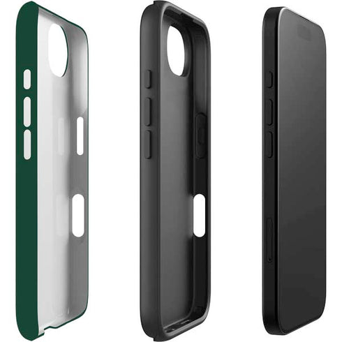 University of Miami Horizontal Mark on Green iPhone 16e Impact Case
