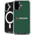 University of Miami Horizontal Mark on Green iPhone 17 MagSafe Case
