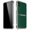 University of Miami Horizontal Mark on Green iPhone X/XS Clear Case