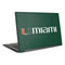 University of Miami Horizontal Mark on Green Dell Latitude Skin