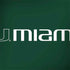 University of Miami Horizontal Mark on Green Dell Latitude Skin