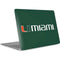 University of Miami Horizontal Mark on Green Apple MacBook Air Skin