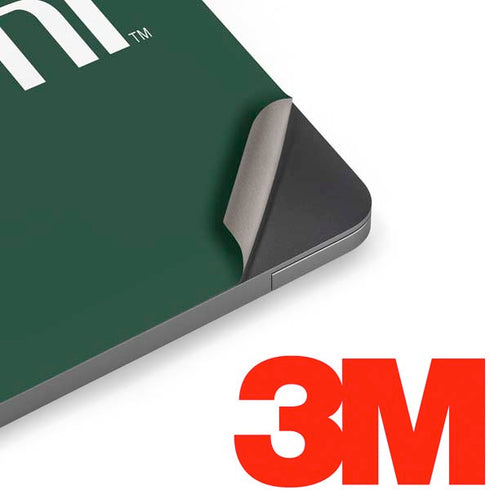 University of Miami Horizontal Mark on Green Apple MacBook Air Skin