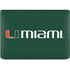 University of Miami Horizontal Mark on Green Apple MacBook Pro 16-inch Skin