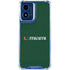 University of Miami Horizontal Mark on Green Moto G Play 4G (2024) Clear Case