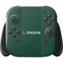 University of Miami Horizontal Mark on Green Nintendo Switch 2 (2025) with Joy-Con Skin