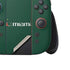 University of Miami Horizontal Mark on Green Nintendo Switch 2 (2025) Joy-Con Controller Skin