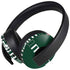 University of Miami Horizontal Mark on Green PlayStation 4 Gold Wireless Headset Skin