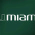 University of Miami Horizontal Mark on Green PlayStation 4 Gold Wireless Headset Skin