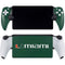 University of Miami Horizontal Mark on Green PlayStation Portal Remote Player Skin