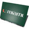 University of Miami Horizontal Mark on Green Dell Precision Skin