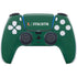 University of Miami Horizontal Mark on Green PlayStation PS5 Skins