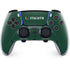 University of Miami Horizontal Mark on Green PS5 DualSense Edge Pro Controller Skin