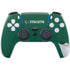 University of Miami Horizontal Mark on Green PS5 Pro Bundle Skin