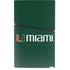 University of Miami Horizontal Mark on Green PS5 Slim Digital Edition Console Skin