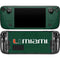 University of Miami Horizontal Mark on Green Steam Deck Handheld Gaming Computer OLED Skin