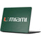 University of Miami Horizontal Mark on Green Surface Laptop 7 13.8in Skin