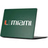 University of Miami Horizontal Mark on Green Surface Laptop 7 13.8in Skin