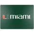 University of Miami Horizontal Mark on Green Surface Laptop 7 13.8in Skin
