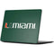 University of Miami Horizontal Mark on Green Surface Laptop 7 15in Skin