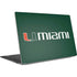 University of Miami Horizontal Mark on Green Dell XPS Skin