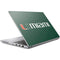University of Miami Horizontal Mark on Green HP ZBook Fury 16 G10 Skin