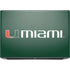 University of Miami Horizontal Mark on Green HP ZBook Fury 16 G10 Skin