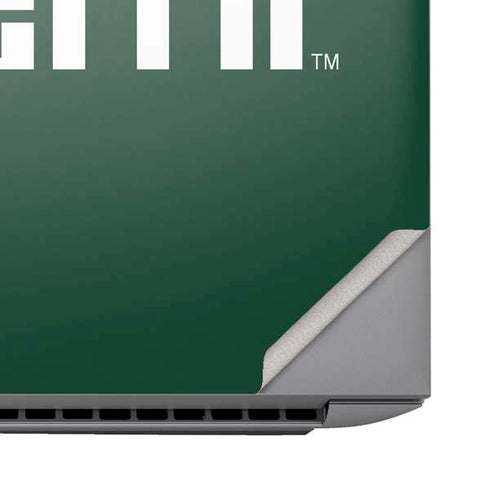 University of Miami Horizontal Mark on Green HP ZBook Fury 16 G10 Skin