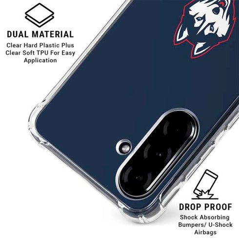 University of Connecticut UConn Logo Galaxy A36 5G Clear Case