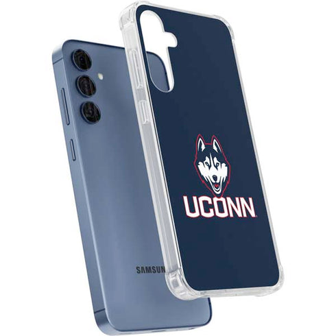 University of Connecticut UConn Logo Galaxy A55 5G Clear Case