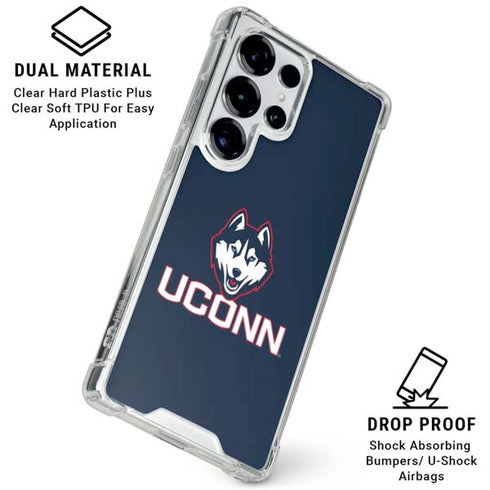 University of Connecticut UConn Logo Galaxy S26 Ultra Clear Case