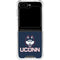 University of Connecticut UConn Logo Galaxy Z Flip6 Clear Case