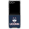 University of Connecticut UConn Logo Galaxy Z Flip7 Clear Case