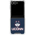 University of Connecticut UConn Logo Galaxy Z Flip7 Clear Case