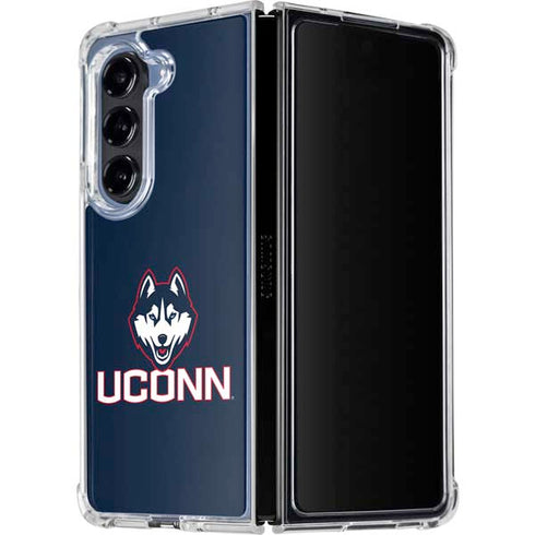 University of Connecticut UConn Logo Galaxy Z Fold5 5G Clear Case