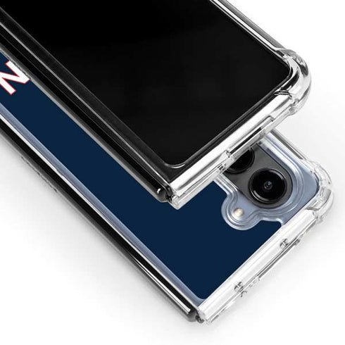 University of Connecticut UConn Logo Galaxy Z Fold5 5G Clear Case
