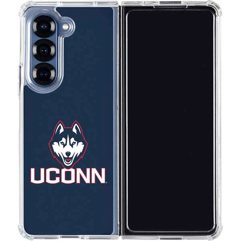University of Connecticut UConn Logo Galaxy Z Fold6 Clear Case